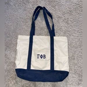 Gamma Phi Beta canvas bag